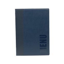 Securit MC-TRA5-BU A5 Cuir, Plastique PU, Plastique Bleu 1 pièce(s)