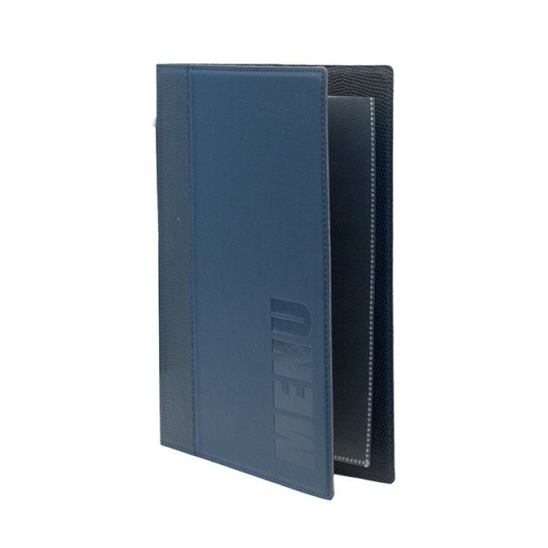 Securit Protège-menus TRENDY, A5, bleu
