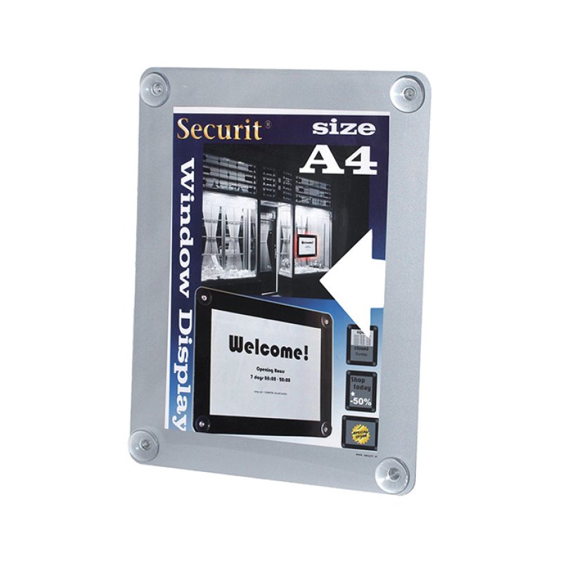 Securit PFW-A4-GY whiteboard Plastic