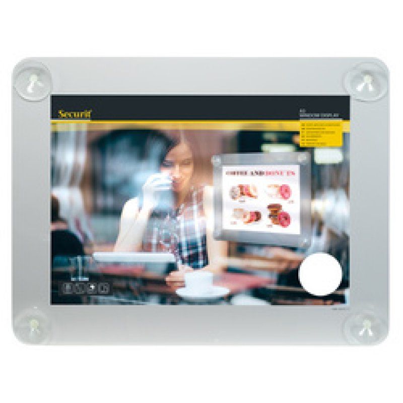 Securit Porte-affiches, A4, jaune