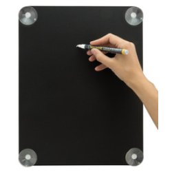 Securit Ardoise de fenêtre, A4, noir