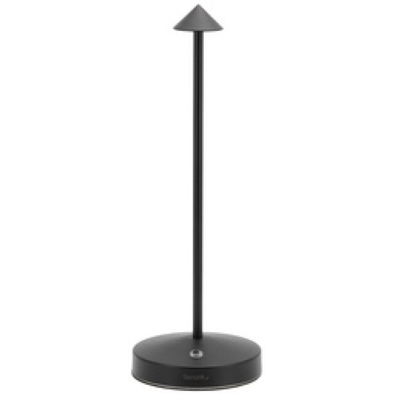 Securit Lampe de table à LED sans fil ANGELINA, noir