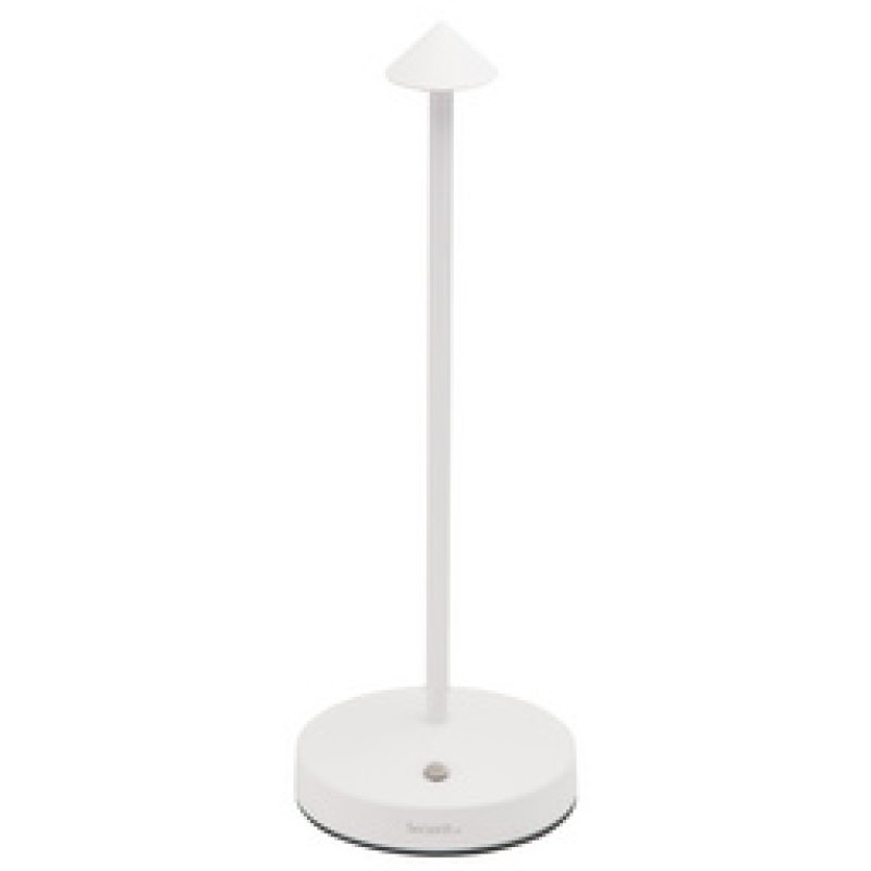 Securit Lampe de table à LED sans fil ANGELINA, blanc