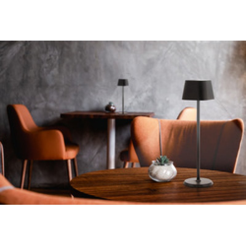 Securit Lampe de table à LED sans fil GEORGINA, blanc