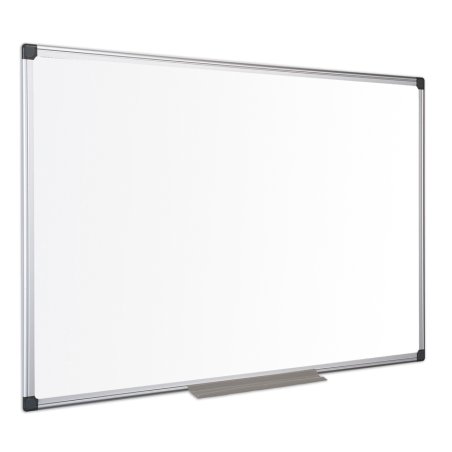 Bi-Office Tableau Blanc Émaillé Cadre Aluminium Maya