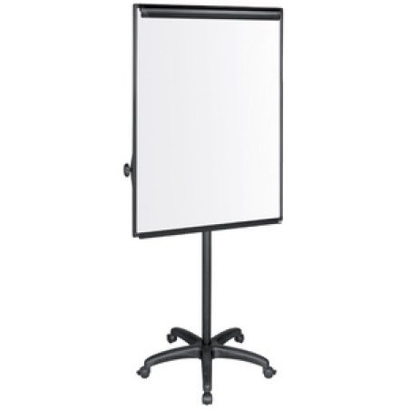 Bi-Office Chevalet de conférence mobile, noir