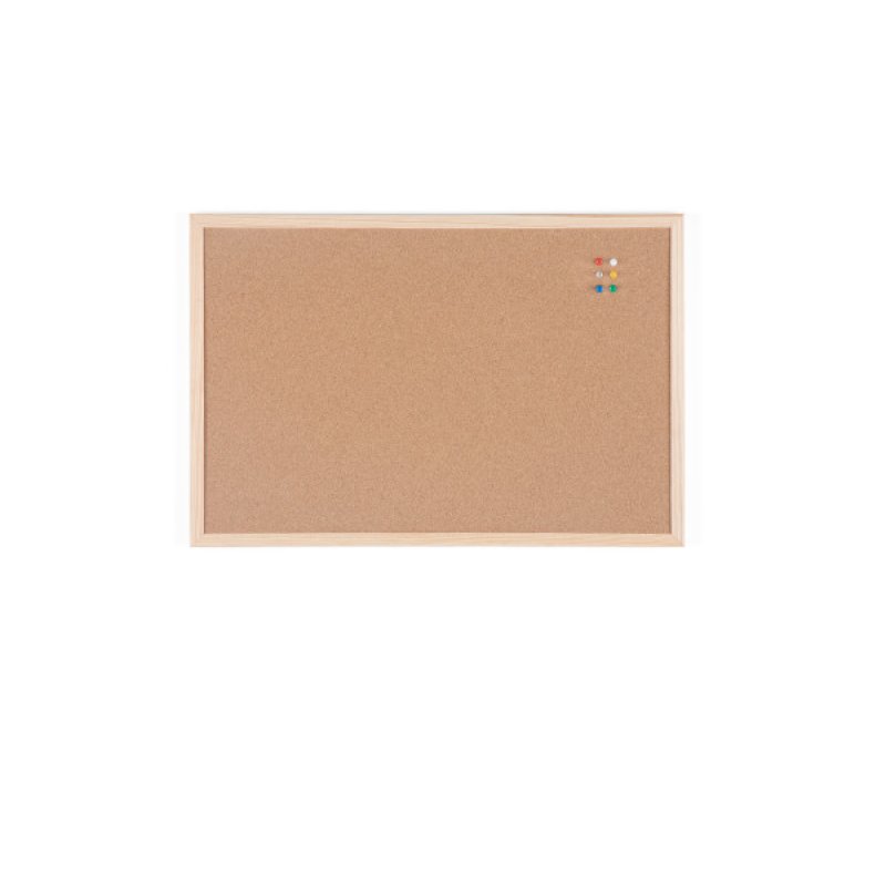 Bi-Office MC030012010 bulletin board Fixed bulletin board Pine Cork, Wood