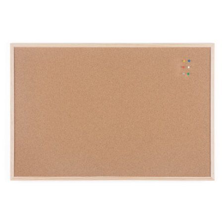 Bi-Office MC070012010 support de panneau et stand d'information Liège, Bois de pin Marron, Pin