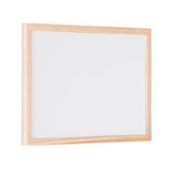 Bi-Office Tableau blanc, cadre en bois, (L)400 x (H)300 mm