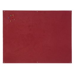 Bi-Office Tableau en feutre, 900 x 600 mm, bordeaux