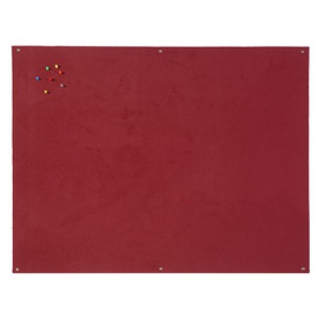 Bi-Office Tableau en feutre, 900 x 600 mm, bordeaux