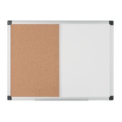 Bi-Office Tableau mixte, tableau blanc / liège, 600x450 mm