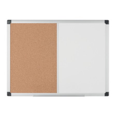 Bi-Office Tableau mixte, tableau blanc / liège, 600x450 mm