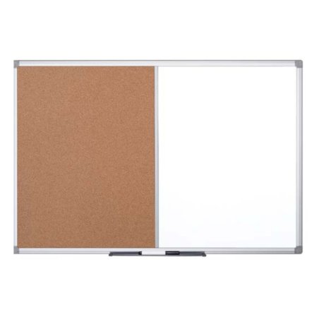 Bi-Office Tableau mixte, tableau blanc / liège, 900x600 mm