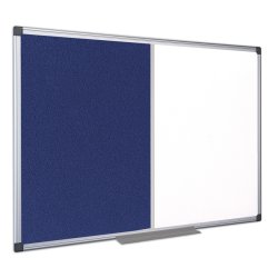 Bi-Office XA0322170 tableau d'affichage Intérieure Bleu, Blanc Aluminium