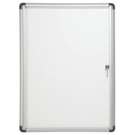 Bi-Office Enclore Budget tableau d'affichage Intérieure Blanc Aluminium