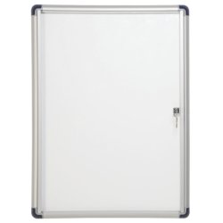 Bi-Office Enclore Budget tableau d'affichage Intérieure Blanc Aluminium