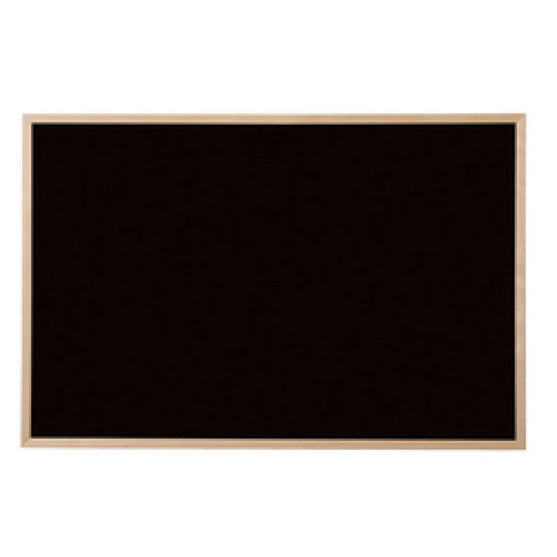 Bi-Office Tableau noir, cadre aspect cerisier, 900 x 600 mm