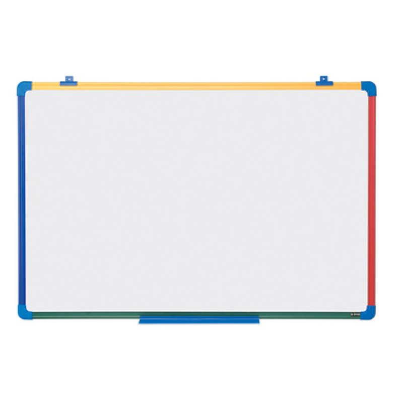Bi-Office Tableau mural blanc pour enfants Schoolmate