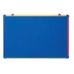 Bi-Office Tableau en feutre pour enfants Schoolmate, bleu