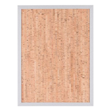 Bi-Office Tableau design en liège, 600 x 400 mm, argent