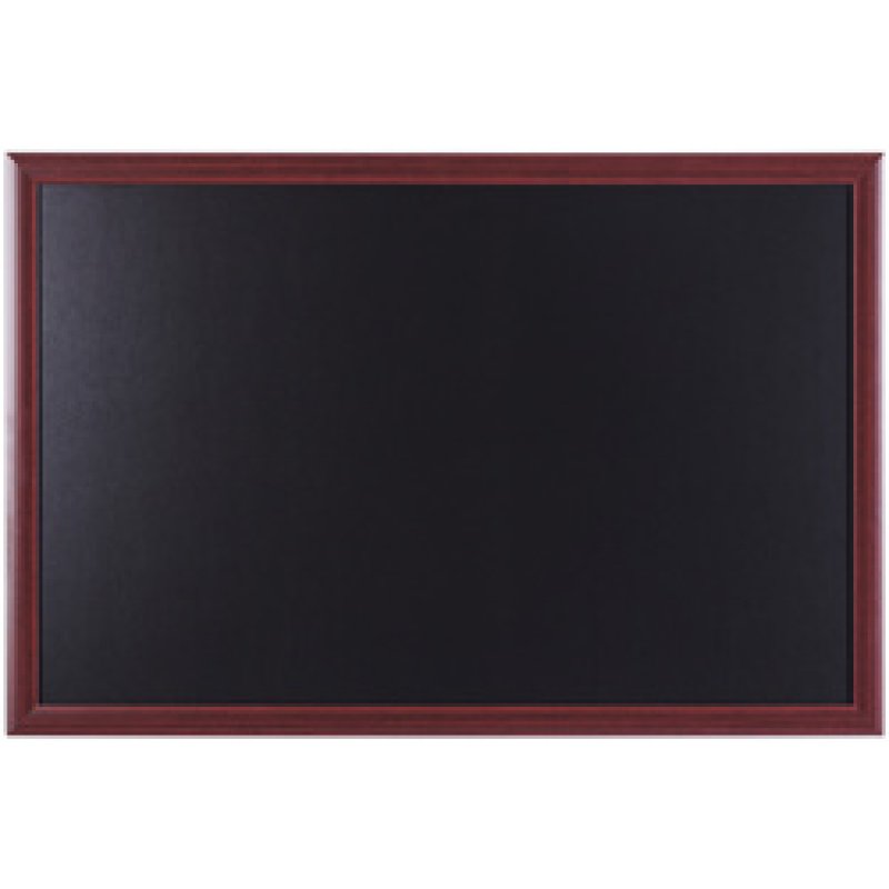 Bi-Office Tableau noir, avec cadre, pin, 600 x 400 mm