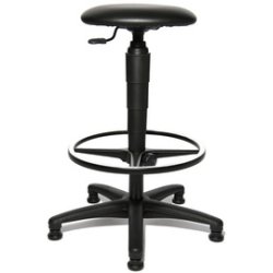 Topstar Tabouret pivotant "TEC 60 Skai Counter", noir