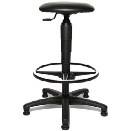 Topstar Tabouret pivotant "TEC 60 Skai Counter", noir