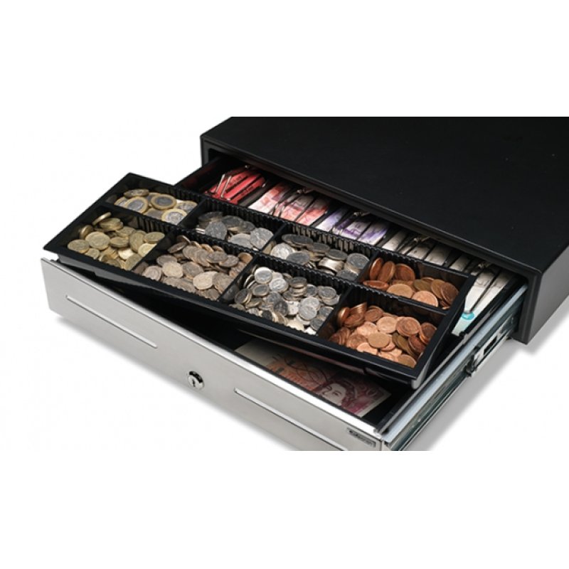 Safescan Garniture pour tiroir caisse "4646T", noir