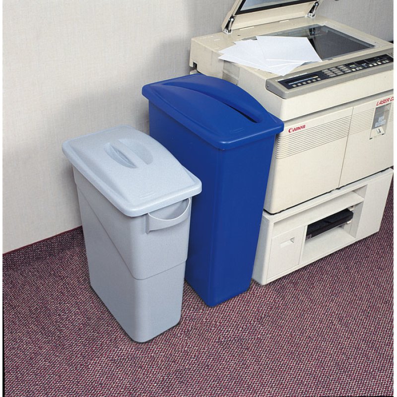 Rubbermaid Couvercle Slim Jim avec poignée, gris