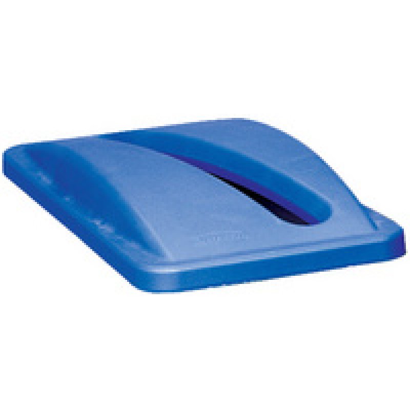 Rubbermaid Couvercle Slim Jim pour papier, bleu