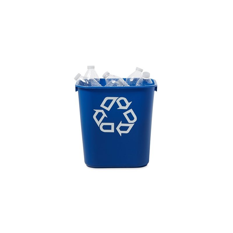 Rubbermaid FG295573BLUE poubelle Rectangulaire Bleu