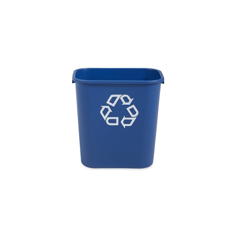 Rubbermaid FG295673BLUE poubelle Rectangulaire Bleu