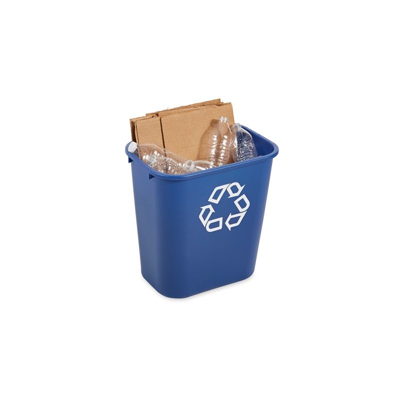 Rubbermaid FG295673BLUE poubelle Rectangulaire Bleu