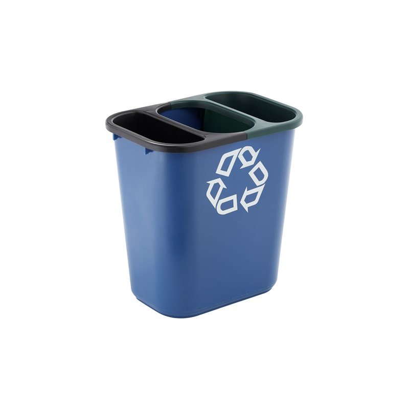 Rubbermaid Bac de séparation pour corbeille à papier, noir