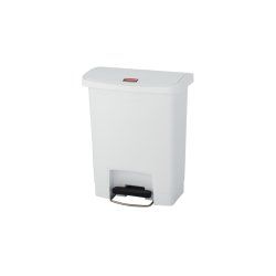 Rubbermaid 1883555 trash can 30 L Rectangular Plastic, Resin White
