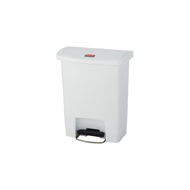 Rubbermaid 1883555 trash can 30 L Rectangular Plastic, Resin White