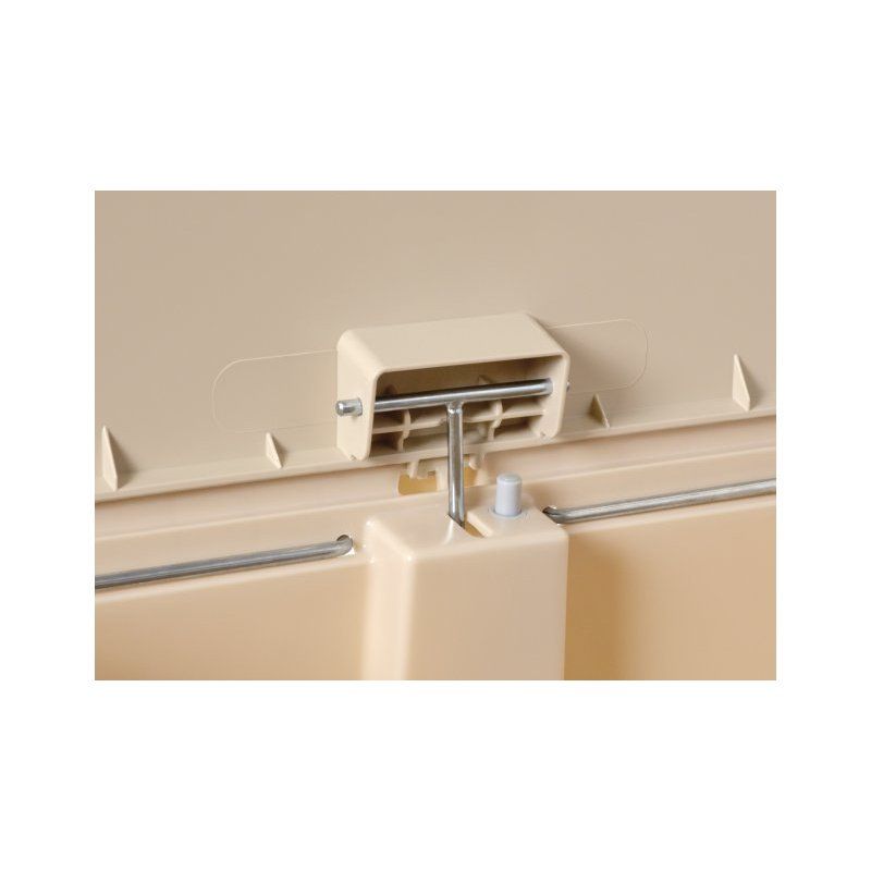 Rubbermaid 1883555 poubelle 30 L Rectangulaire Plastique, Résine Blanc