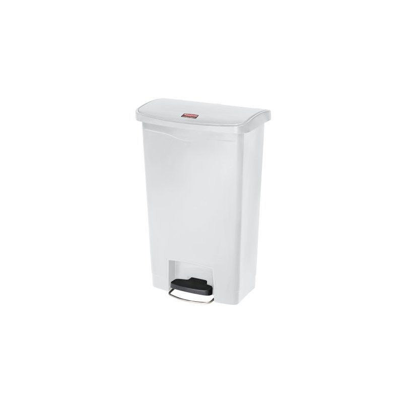Rubbermaid 1883557 trash can 49 L Rectangular Plastic, Resin White