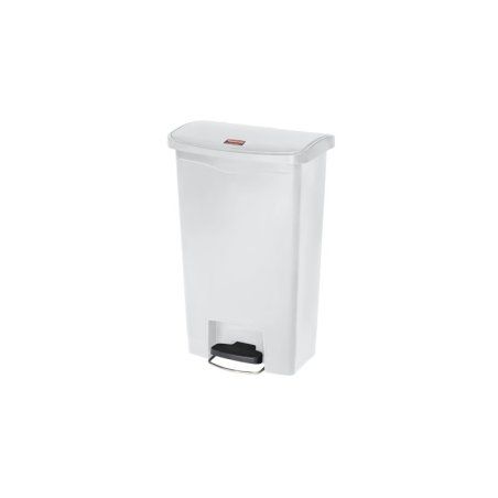 Rubbermaid 1883557 trash can 49 L Rectangular Plastic, Resin White