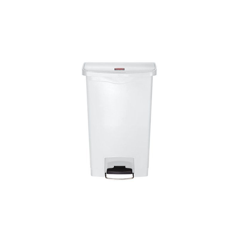 Rubbermaid 1883557 trash can 49 L Rectangular Plastic, Resin White