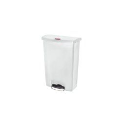 Rubbermaid 1883561 poubelle 90 L Rectangulaire Plastique, Résine Blanc