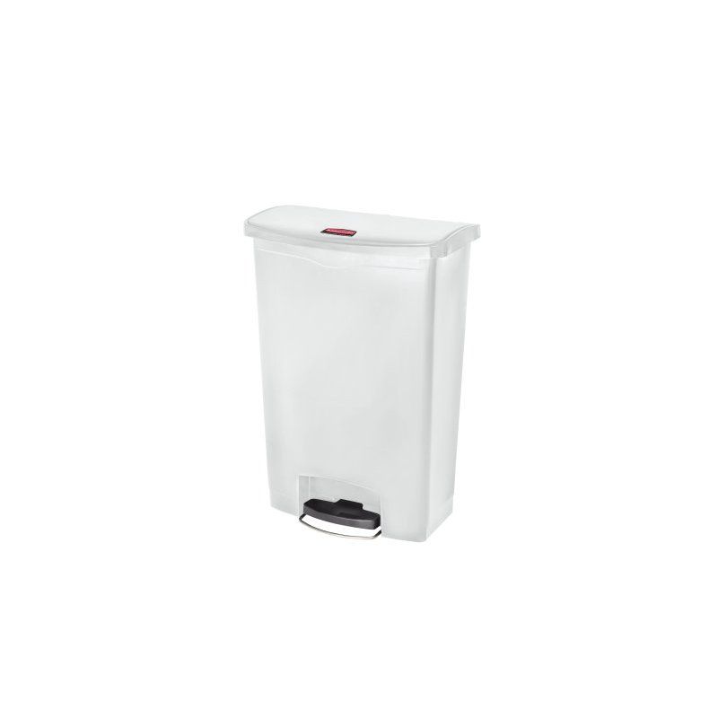 Rubbermaid 1883561 poubelle 90 L Rectangulaire Plastique, Résine Blanc
