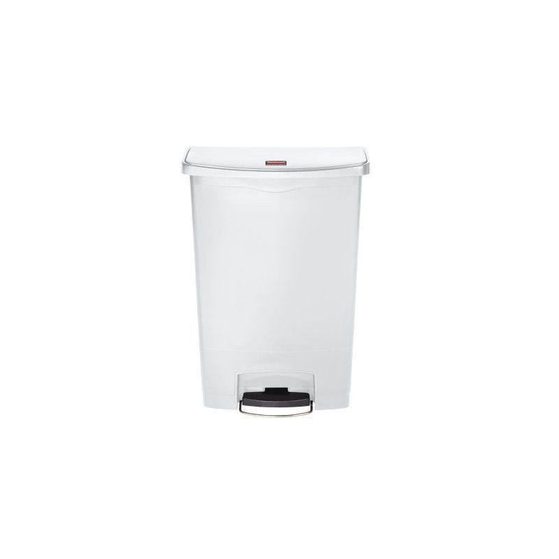 Rubbermaid 1883561 poubelle 90 L Rectangulaire Plastique, Résine Blanc