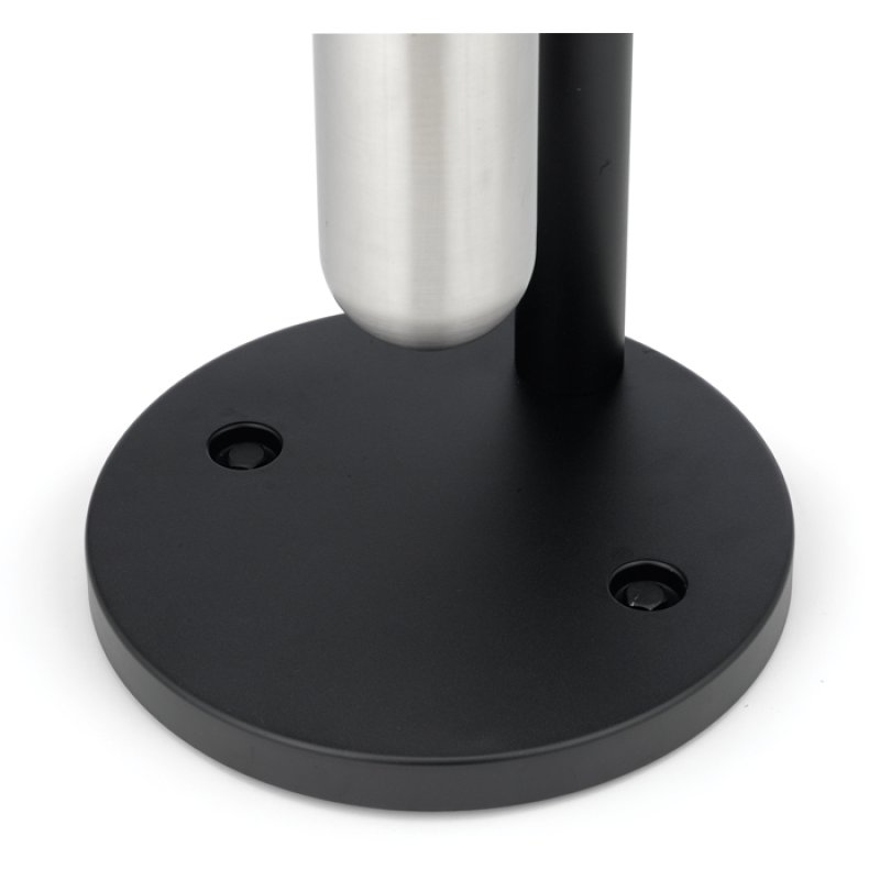 Rubbermaid Cendrier sur base Infinity, rond, argent / noir