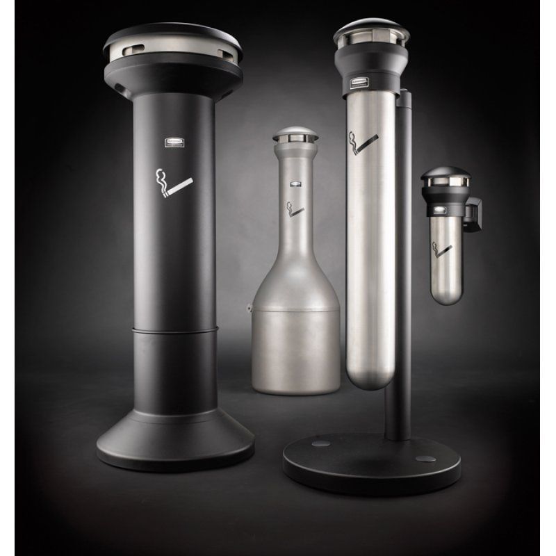 Rubbermaid Infinity 9W32 2,3 L Noir, Acier inoxydable