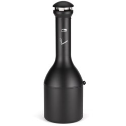 Rubbermaid Cendrier sur pied Infinity Genie, rond, noir