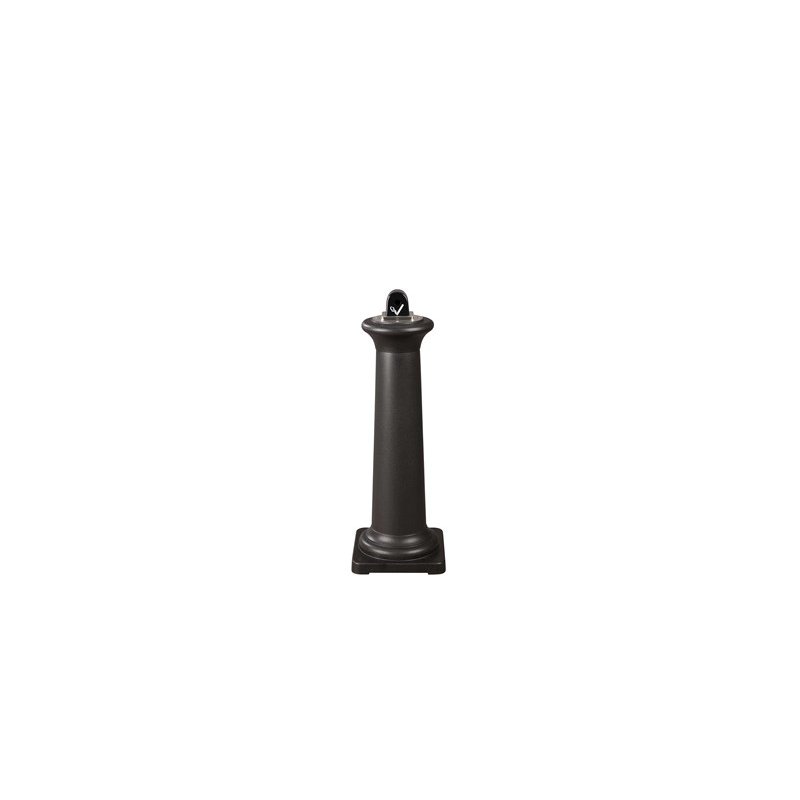 Rubbermaid TUSCAN RECEPTACLE BLACK