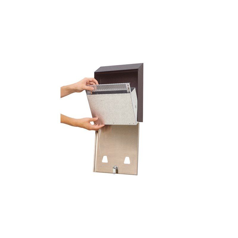 Rubbermaid FGR1012EBK receptacle à cigarrettes Gris