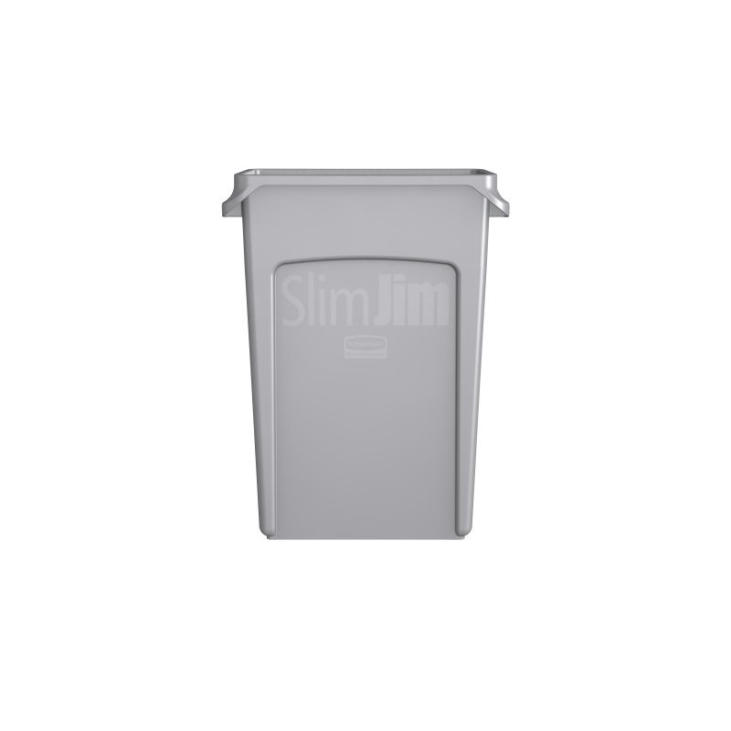 Rubbermaid FG354060GRAY waste container Rectangular Resin Grey
